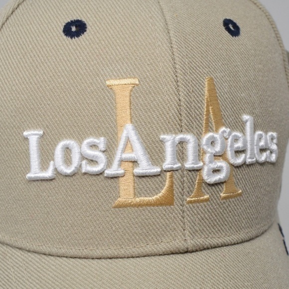 Hosanna Acrylic Los Angeles Velcro Back Unisex Hat - Picture 9 of 9